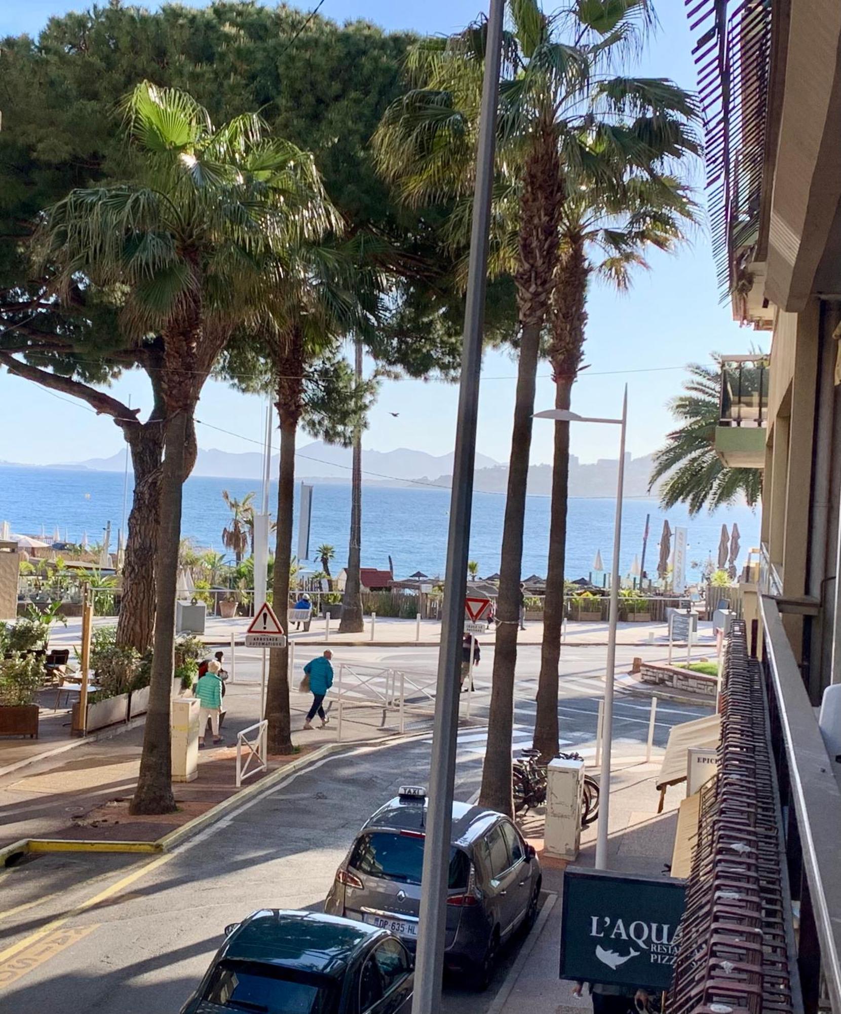 Somptueux Appartement 20M Plages Avec Vue Mer Antibes Extérieur photo